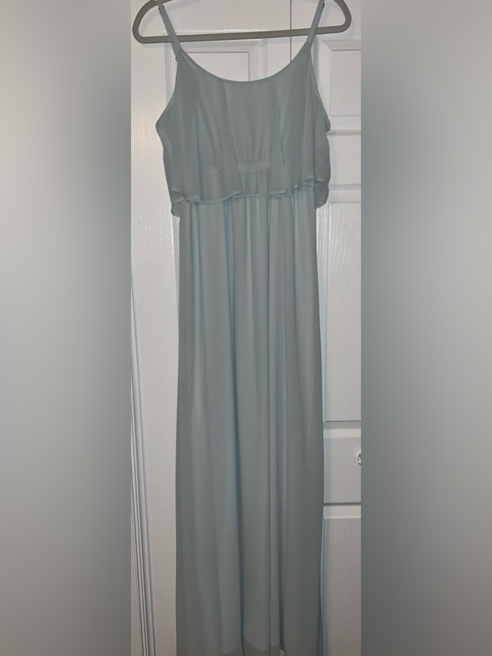 Show Me Your Mumu Caitlyn Ruffle in Icy Blue